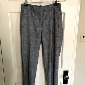 H&M Plaid Printed Ankle Pants